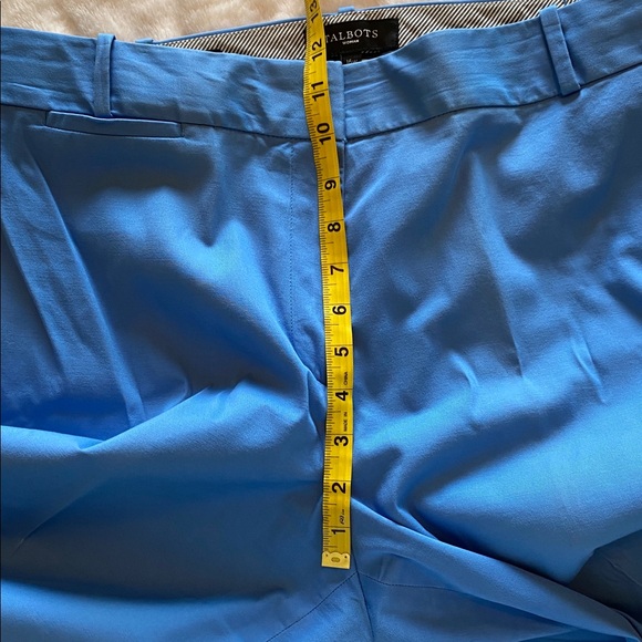 Talbots woman’s sky Blue cropped Pants sz 16w CURVY - Picture 7 of 10